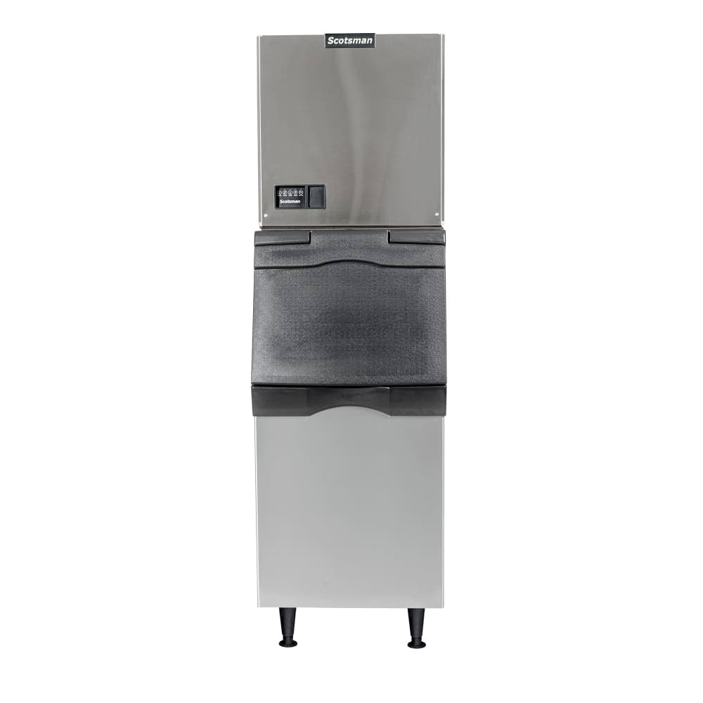 Scotsman MC0322MW-1/B322S 366 lb Prodigy ELITE® Full Cube Ice Machine w/ Bin - 370 lb Storage, Water Cooled, 115v