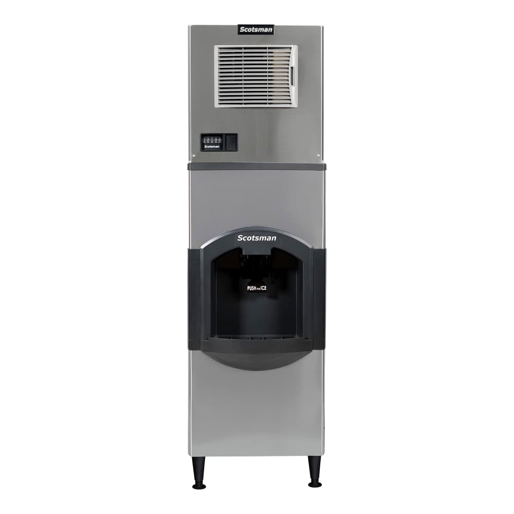 Scotsman MC0322SA-1/HD22B-1 356 lb Prodigy ELITE® Half Cube Ice Machine w/ Ice Dispenser - 120 lb Storage, Bucket Fill, 115v