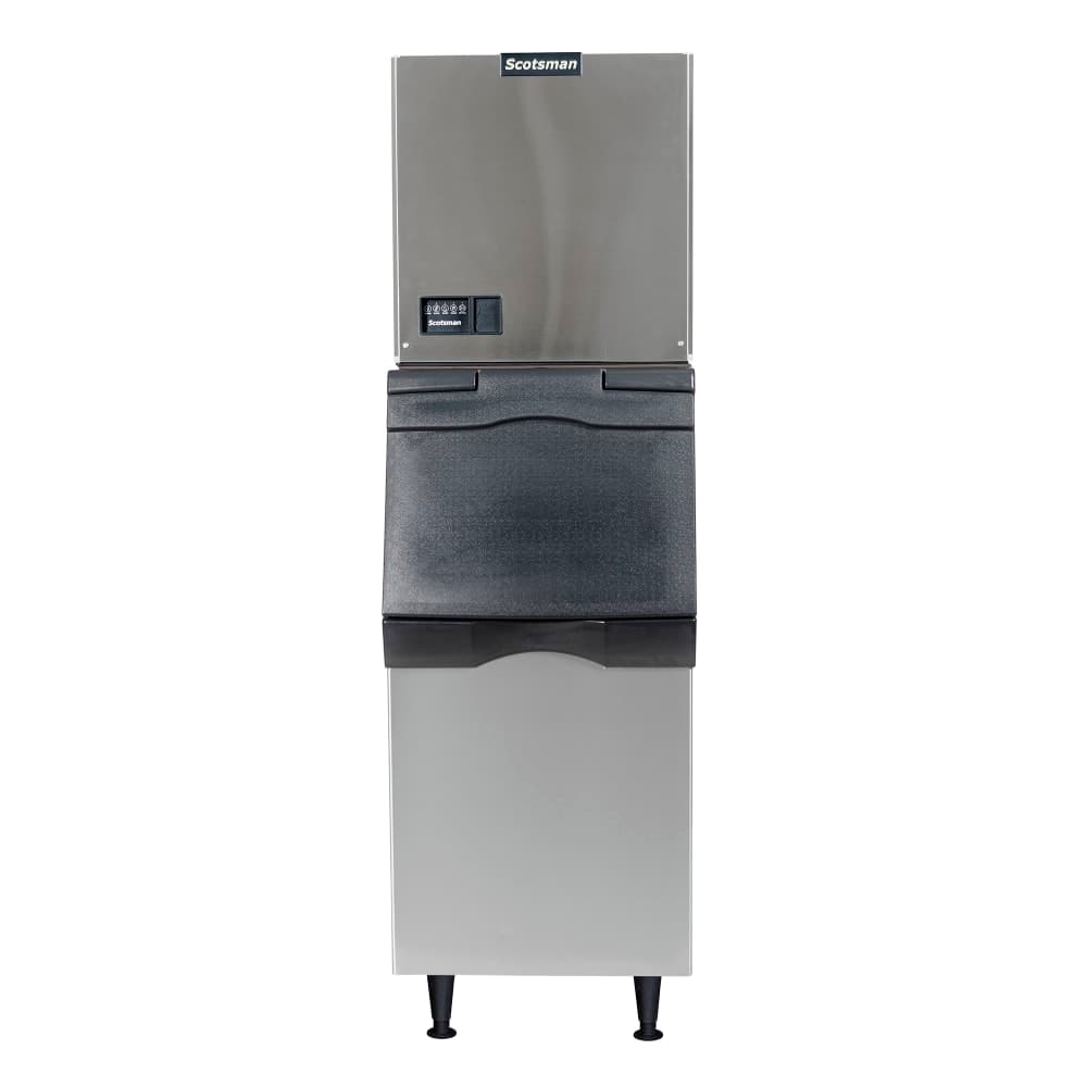 Scotsman MC0322SW-1/B322S 366 lb Prodigy ELITE® Half Cube Ice Machine w/ Bin - 370 lb Storage, Water Cooled, 115v
