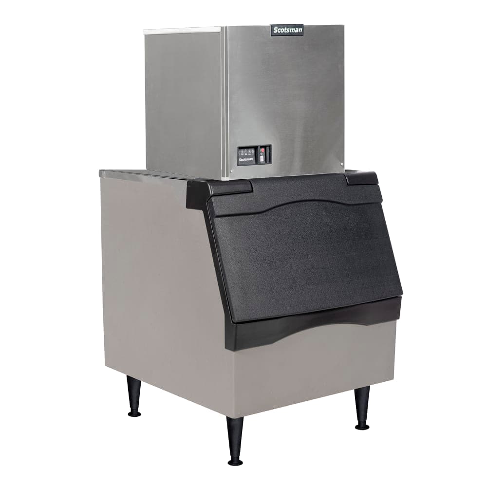 Scotsman MC0322SW-1/B330P/KBT27 366 lb Prodigy ELITE® Half Cube Ice Machine w/ Bin - 344 lb Storage, Water Cooled, 115v