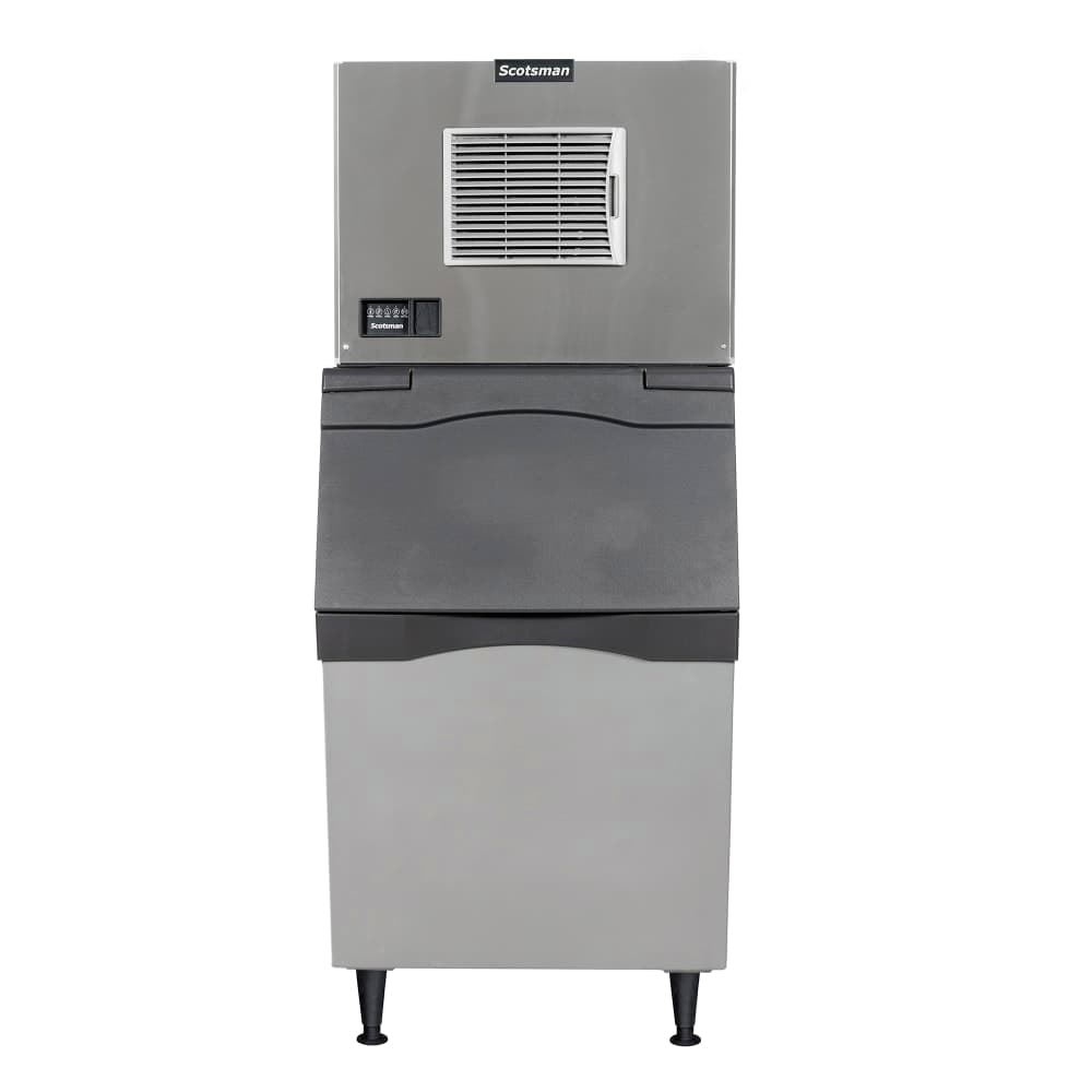 Scotsman MC0330MA-1/B530P 400 lb Prodigy ELITE® Full Cube Ice Machine w/ Bin - 536 lb Storage, Air Cooled, 115v