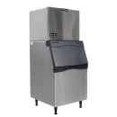 Scotsman MC0330SW-1/B530S 420 lb Prodigy ELITE® Half Cube Ice Machine w/ Bin - 536 lb Storage, Water Cooled, 115v thumbnail 3