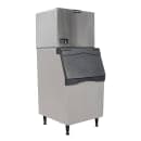 Scotsman MC0530SW-1/B530P 500 lb Prodigy ELITE® Half Cube Ice Machine w/ Bin - 536 lb Storage, Water Cooled, 115v thumbnail 3