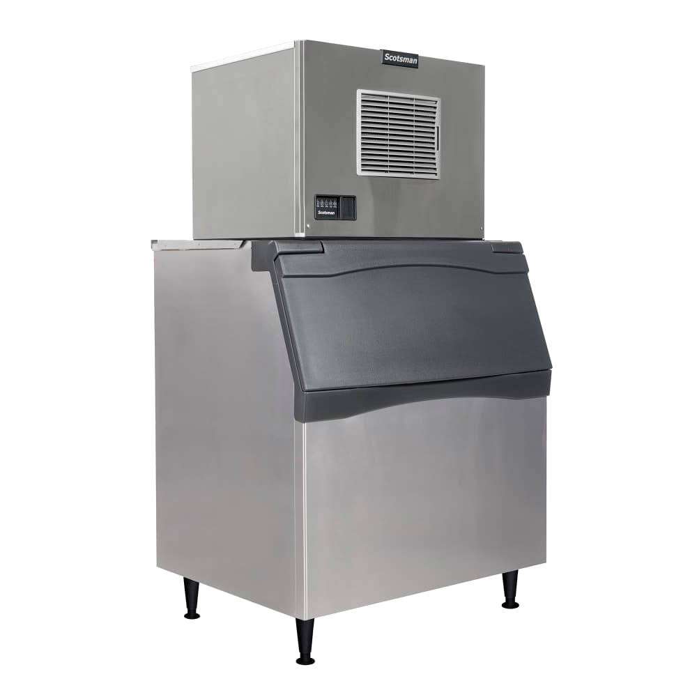Scotsman MC0630MA-32/B842S/KBT29 640 lb Prodigy ELITE® Full Cube Ice Machine w/ Bin - 778 lb Storage, Air Cooled, 208-230v