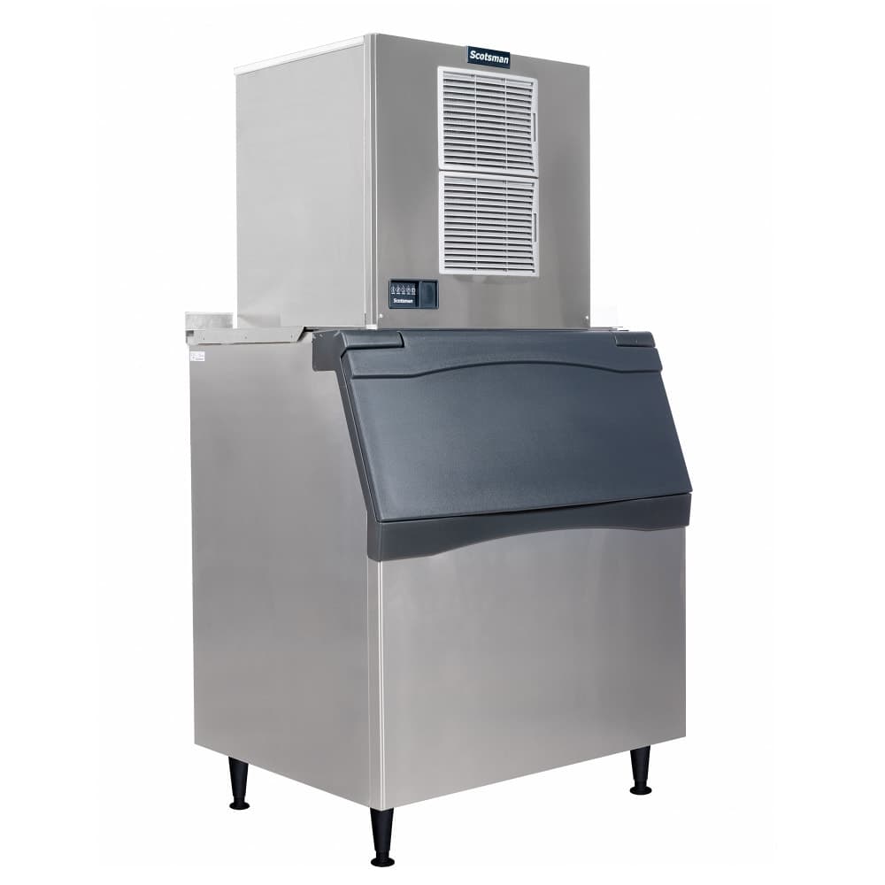 Scotsman MC0630SA-32/B842S/KBT29 640 lb Prodigy ELITE® Half Cube Ice Machine w/ Bin - 778 lb Storage, Air Cooled, 208-230v