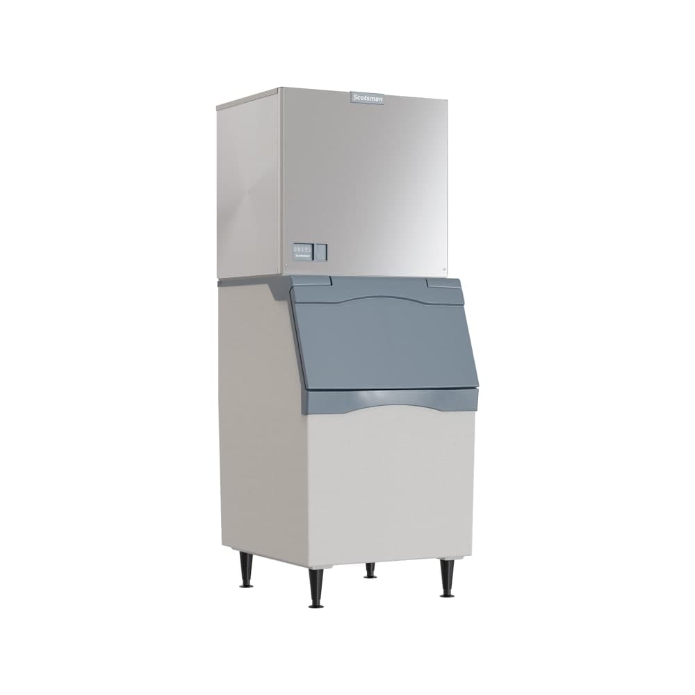 Scotsman MC0830MW-32/B530P 924 lb Prodigy ELITE® Full Cube Ice Machine w/ Bin - 536 lb Storage, Water Cooled, 208-230v