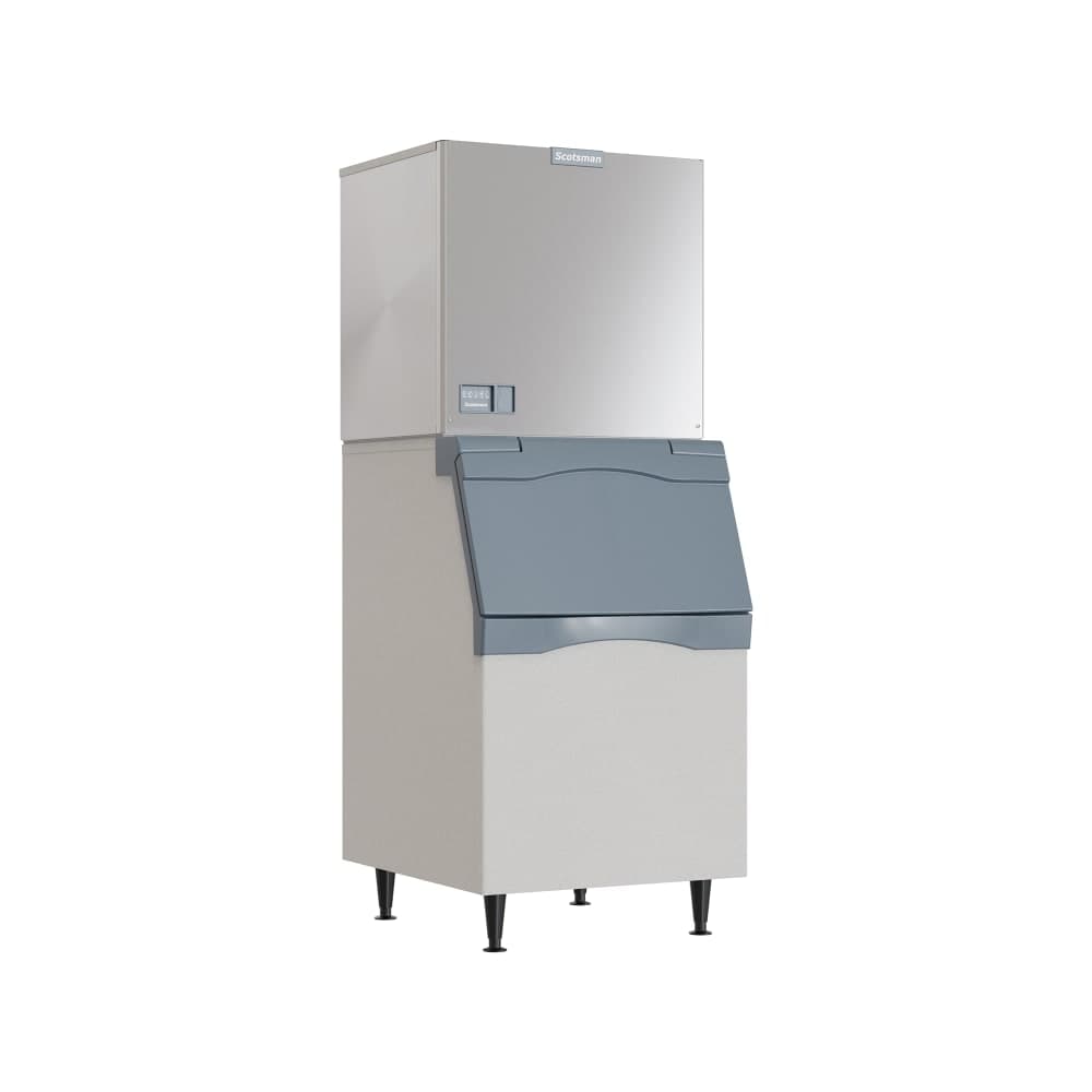 Scotsman MC0830MW-32/B530S 924 lb Prodigy ELITE® Full Cube Ice Machine w/ Bin - 536 lb Storage, Water Cooled, 208-230v