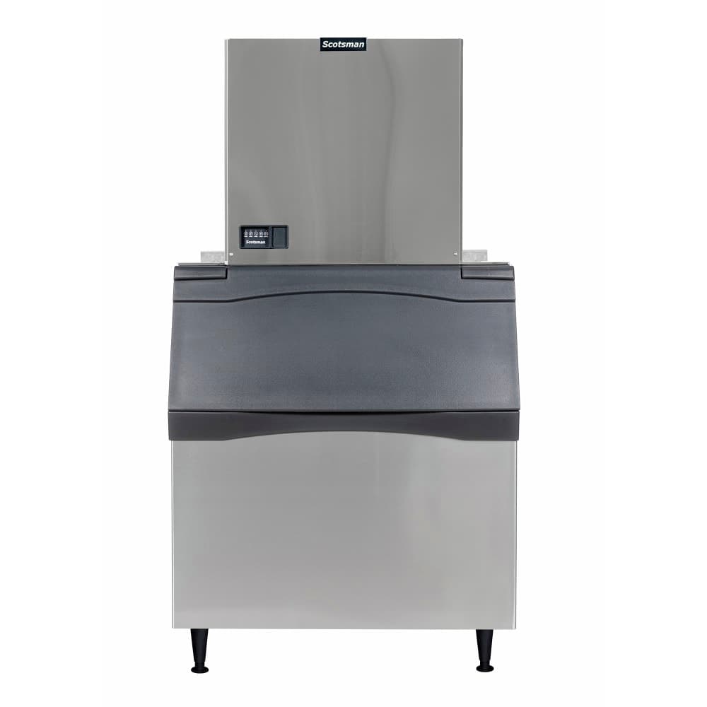 Scotsman MC0830MW-32/B842S/KBT29 924 lb Prodigy ELITE® Full Cube Ice Machine w/ Bin - 778 lb Storage, Water Cooled, 208-230v