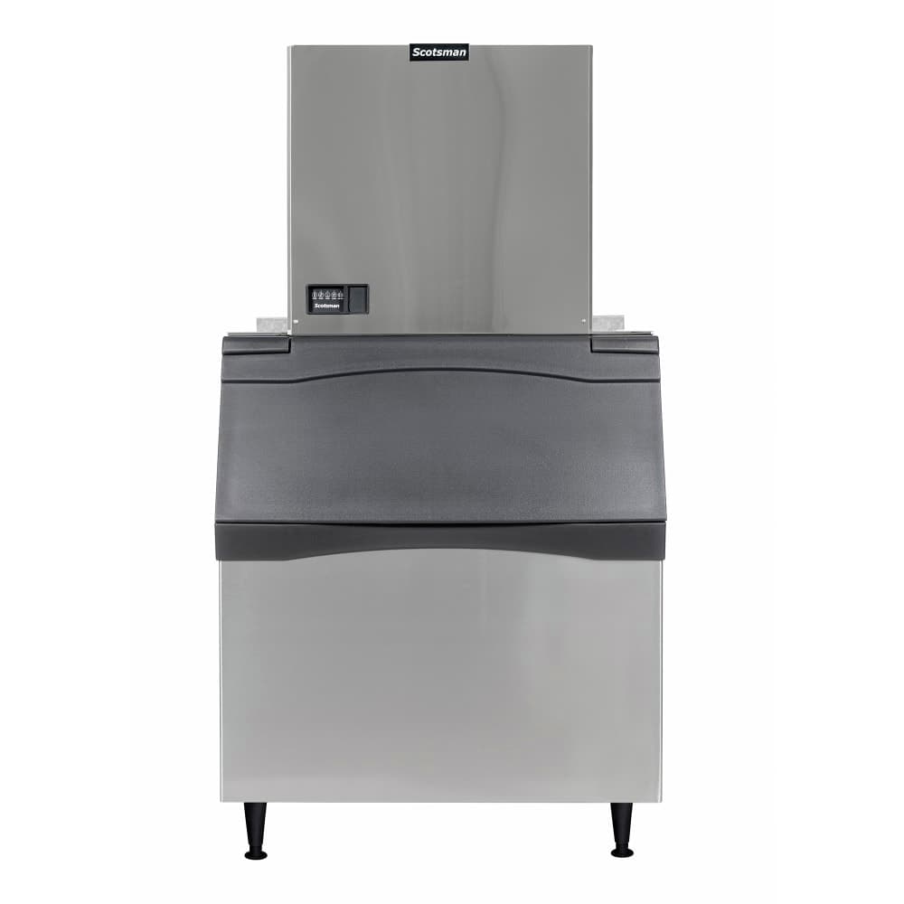 Scotsman MC0830SW-32/B842S/KBT29 924 lb Prodigy ELITE® Half Cube Ice Machine w/ Bin - 778 lb Storage, Water Cooled, 208-230v