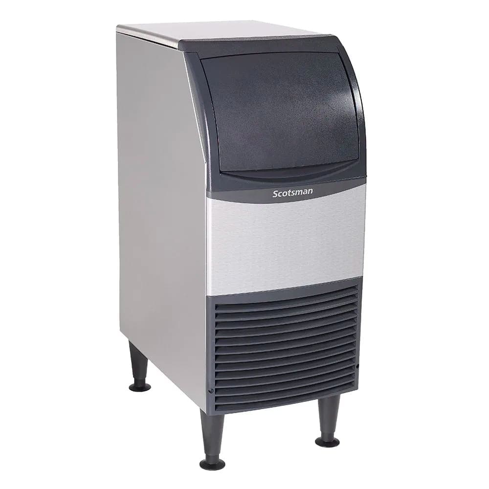 Scotsman CU0415MAX-1 15"W Full Cube Undercounter Ice Machine - 58 lbs/day, Air Cooled, Gravity Drain, 115v