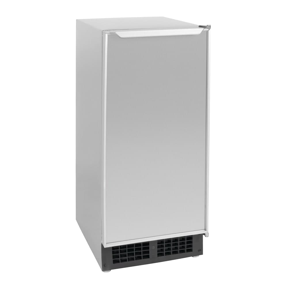 Scotsman DCE33A-1SSD 15"W Top Hat Undercounter Ice Machine - 30 lbs/day, Air Cooled, Gravity Drain, 115v