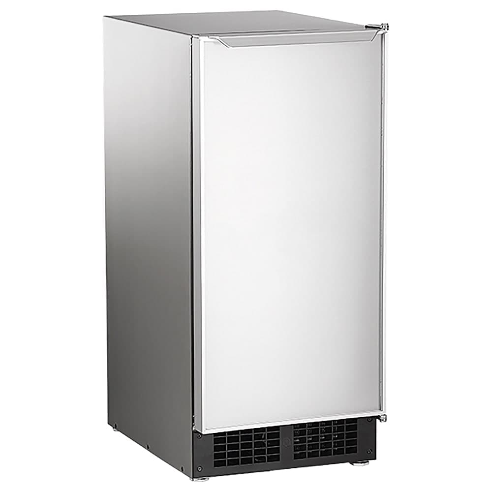 Scotsman DCE33PA-1SSD 15"W Top Hat Undercounter Ice Machine - 30 lbs/day, Air Cooled, Pump Drain, 115v