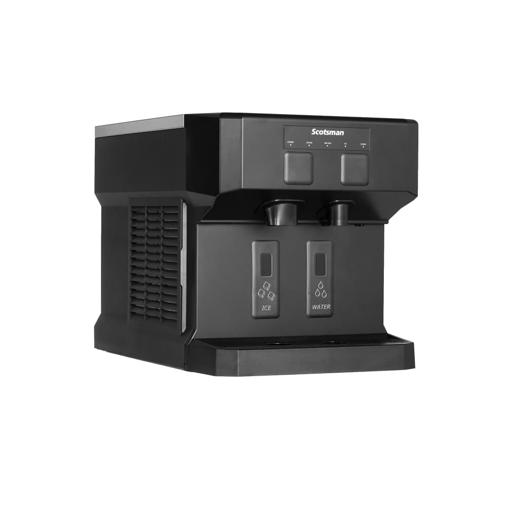 Scotsman HID207AX-1 196 lb Countertop Water & Nugget Ice Dispenser - 7 lb Storage, Cup Fill, Touch-Free Dispensing, 115v