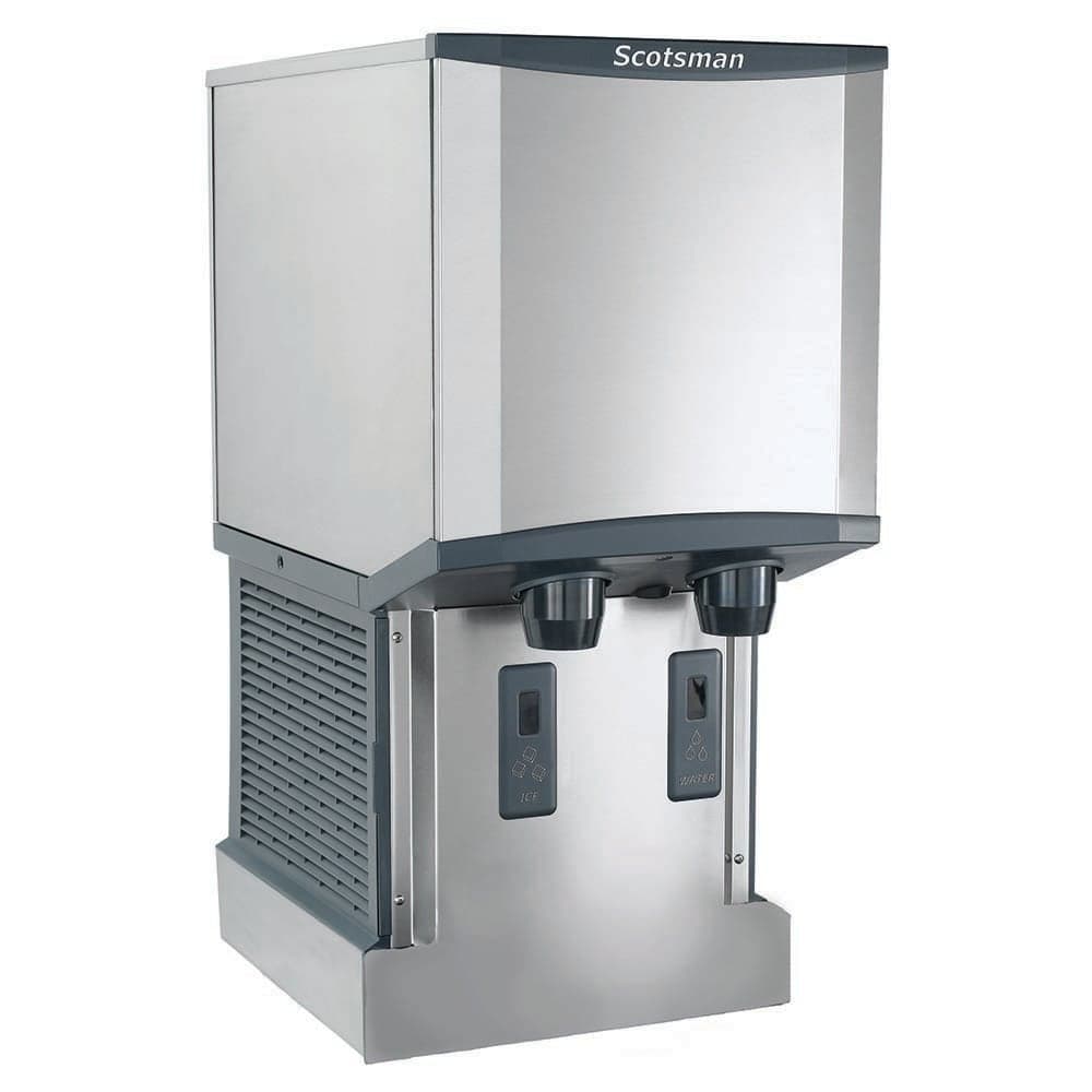 Scotsman HID312AWX-1 260 lb Wall-Mount Water & Nugget Ice Dispenser - 12 lb Storage, Cup Fill, Touch-Free Dispense, 115v