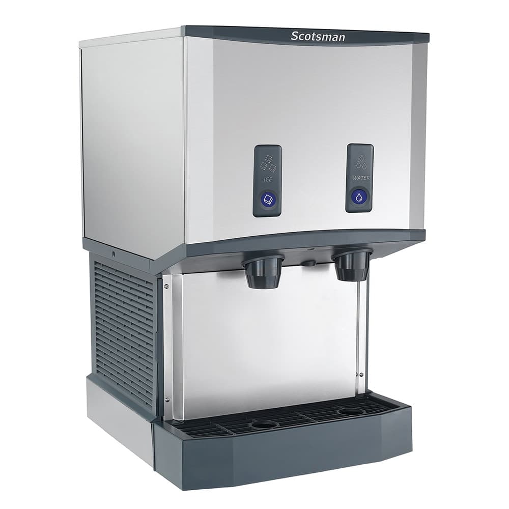 Scotsman HID525WBX-1 500 lb Countertop Water & Nugget Ice Dispenser - 25 lb Storage, Cup Fill, Push-Button Dispense, 115v