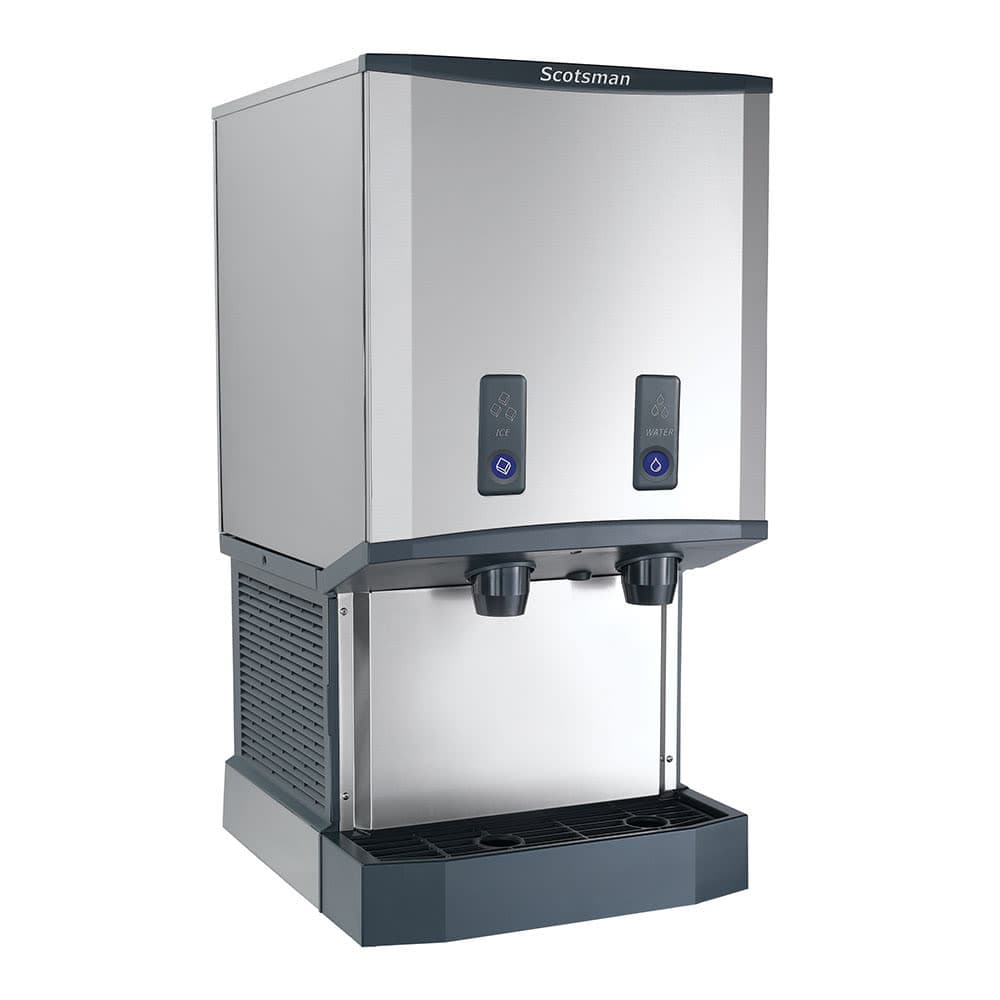Scotsman HID540ABX-1 500 lb Countertop Water & Nugget Ice Dispenser - 40 lb Storage, Cup Fill, Push-Button Dispense, 115v