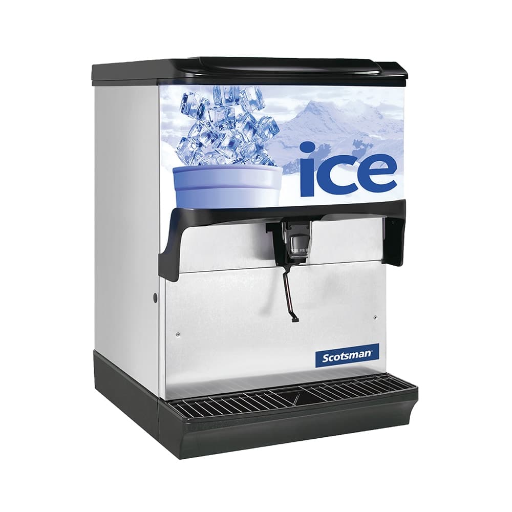 Scotsman IOD150-1 Countertop Nugget Ice Dispenser - 150 lb Storage, Cup Fill, 115v