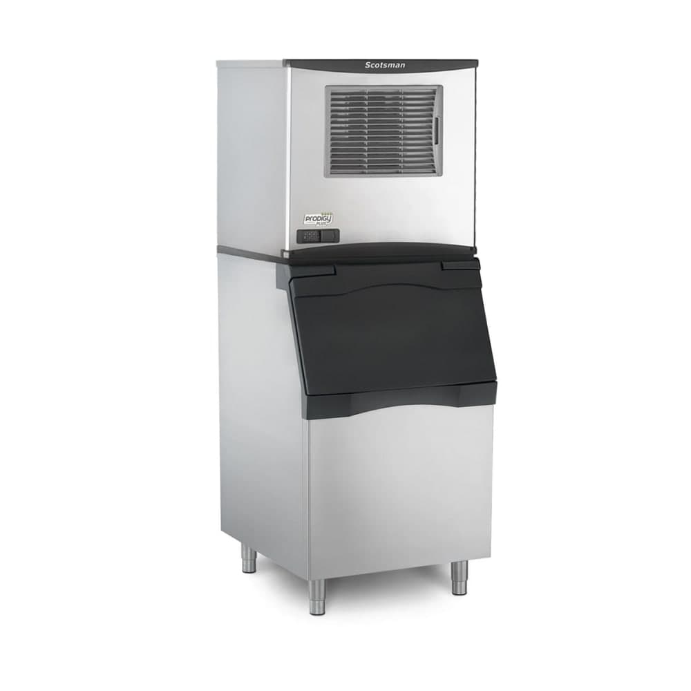 Scotsman NS0422A-1/B530S/KBT27 420 lb Prodigy Plus® Nugget Ice Machine w/ Bin - 536 lb Storage, Air Cooled, Softer Nugget, 115v