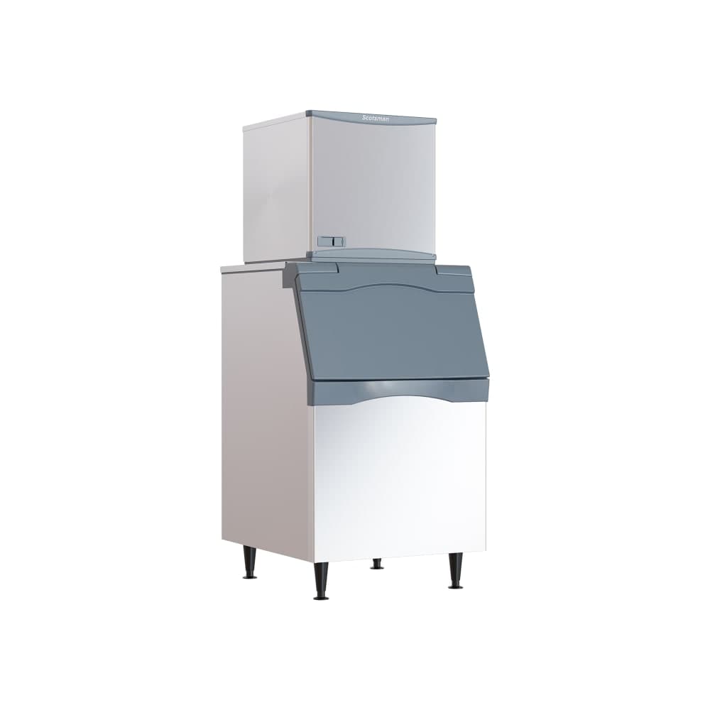 Scotsman NS0422W-1/B530S/KBT27 455 lb Prodigy Plus® Nugget Ice Machine w/ Bin - 536 lb Storage, Water Cooled, Softer Nugget, 115v