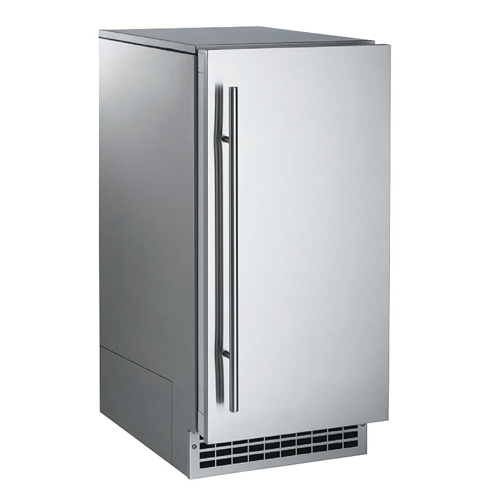Scotsman SCN60PA-1SS 14 7/8"W Nugget Undercounter Ice Machine - 85 lbs/day, Air Cooled, Pump Drain, 115v