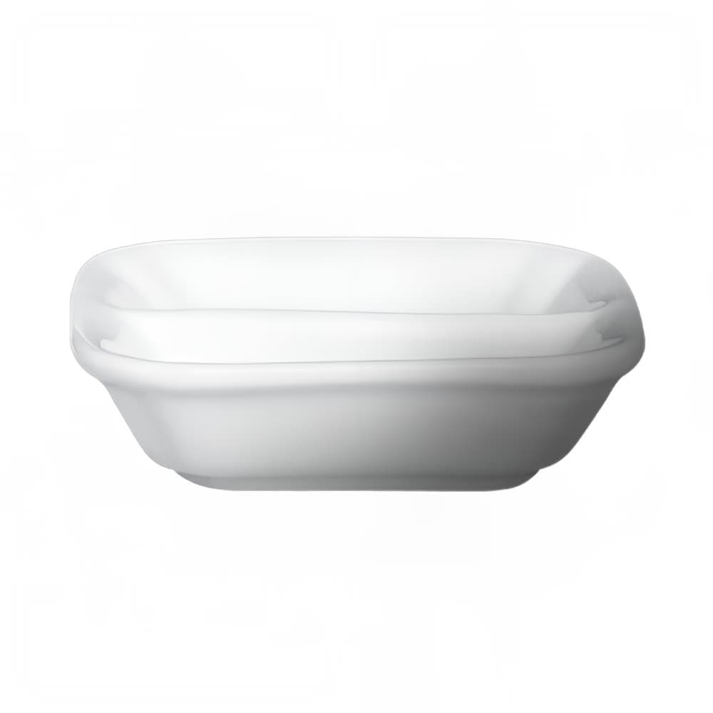 Cameo China 3" Square Imperial Divided Dish - Ceramic, White (210-013)