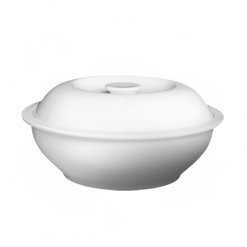 Cameo China 64 oz Imperial Casserole Dish - Ceramic, White (210-204)