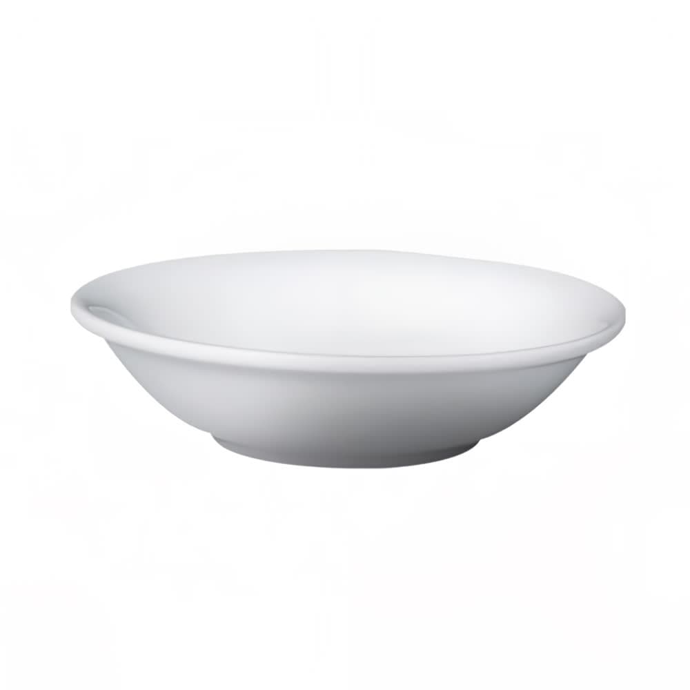 Cameo China 4 1/2 oz Imperial Sauce Dish - Ceramic, White (210-42A)