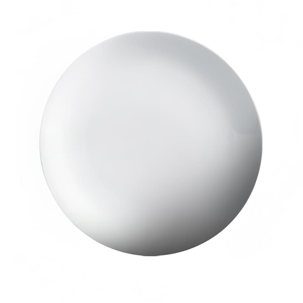 Cameo China 6" Round Imperial Coupe Plate - Ceramic, White (210-61N)