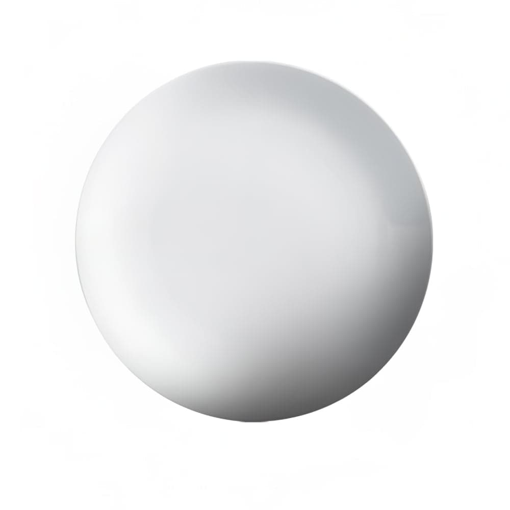 Cameo China 8" Round Imperial Coupe Plate - Ceramic, White (210-81N)