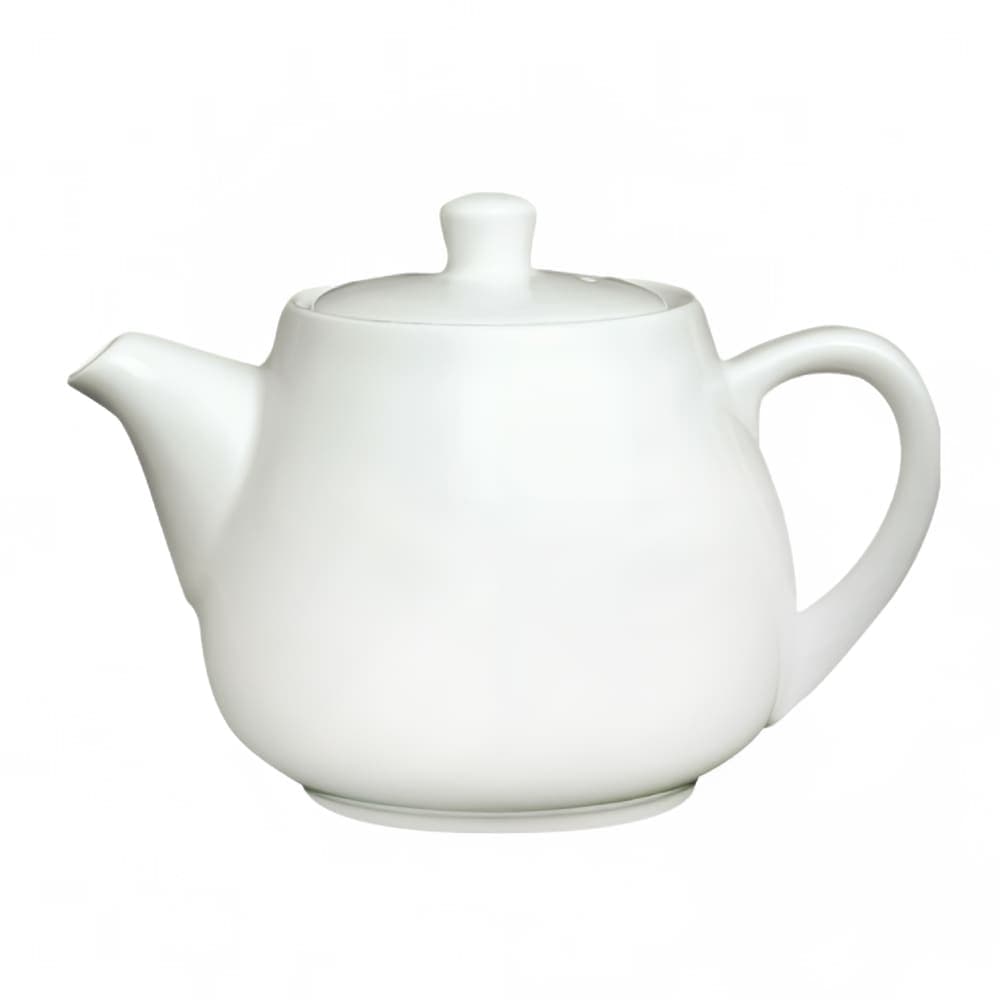 Cameo China 25 oz Dynasty Coffee/Teapot w/ Handle & Lid - Ceramic, White (610-5121)
