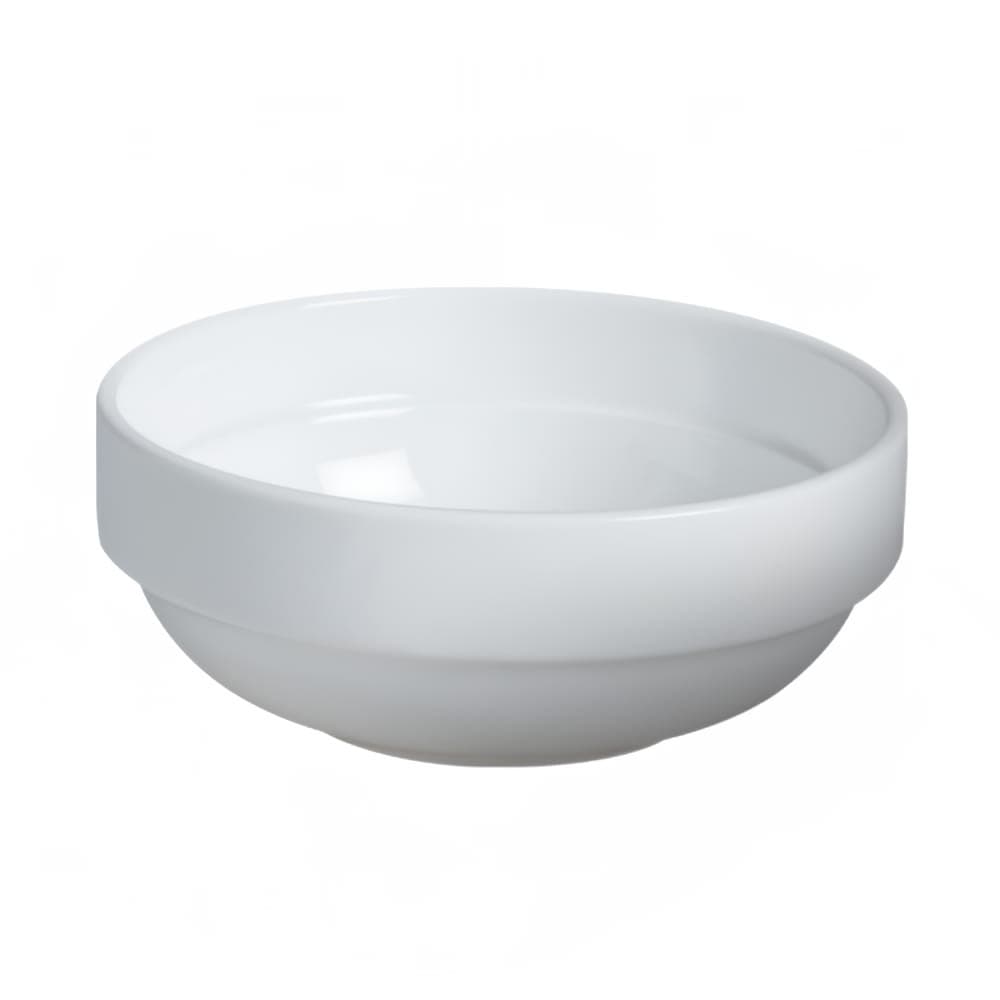 Cameo China 12 oz Round Dynasty Stackable Soup Bowl - Ceramic, White (610-79A)