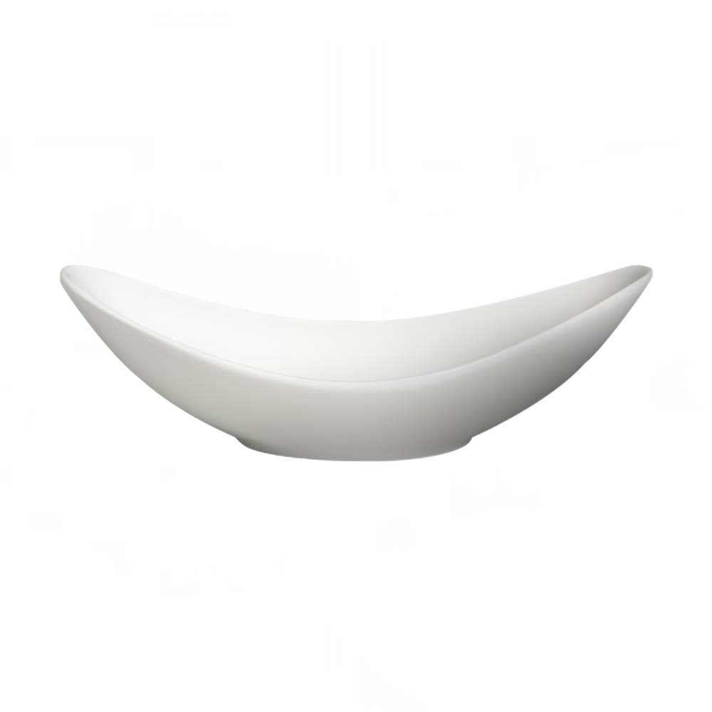 Cameo China 7 oz Oval Fusion Ice Cream Bowl - Ceramic, White (710-0884)