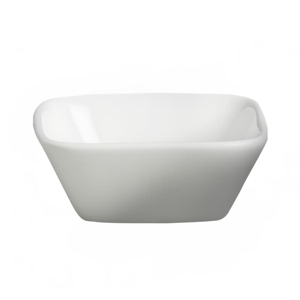 Cameo China 3 oz Square Sauce Dish - Ceramic, White (710-1552)