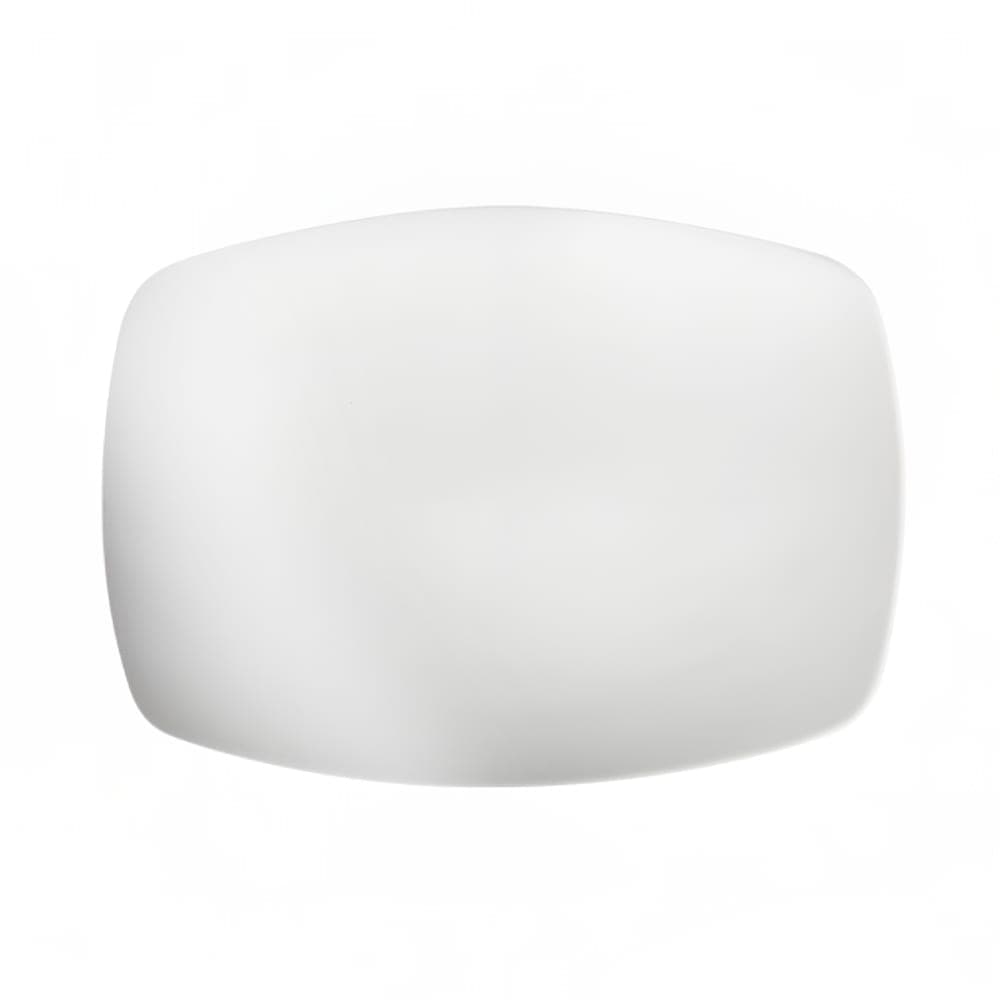 Cameo China 14" x 10-1/4" Rectangular Platter - Ceramic, White (710-243)