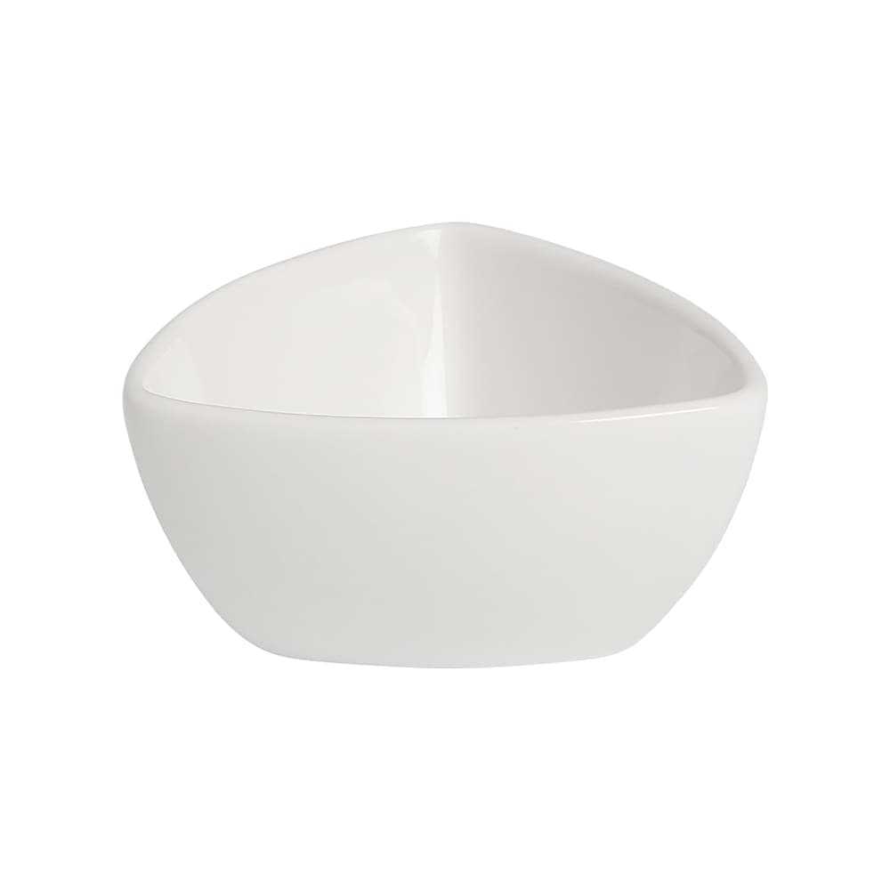 Cameo China 2 oz Triangular Delta Bowl - Ceramic, White (711-0834F)