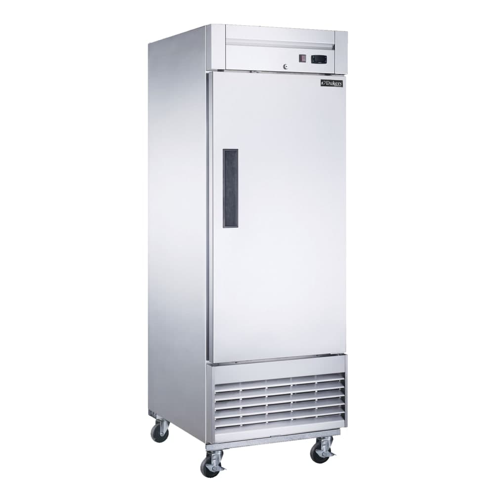 Dukers D28F 27 1/2" One Section Reach In Freezer, (1) Right Hinge Solid Door, 115v