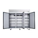 Dukers D83AF 82 5/8" Three Section Reach In Freezer, (3) Left/Right Hinge Solid Doors, 115v thumbnail 3