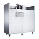 Dukers D83AF 82 5/8" Three Section Reach In Freezer, (3) Left/Right Hinge Solid Doors, 115v thumbnail 7