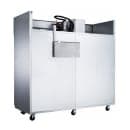 Dukers D83AR 82 5/8" Three Section Reach In Refrigerator, (3) Left/Right Hinge Solid Doors, 115v thumbnail 2