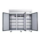 Dukers D83AR 82 5/8" Three Section Reach In Refrigerator, (3) Left/Right Hinge Solid Doors, 115v thumbnail 3