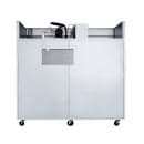 Dukers D83AR 82 5/8" Three Section Reach In Refrigerator, (3) Left/Right Hinge Solid Doors, 115v thumbnail 6