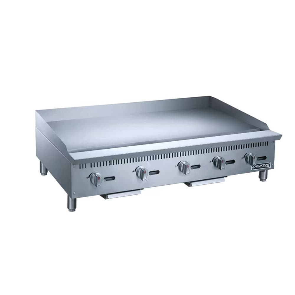 Dukers DCGM60 60" Gas Griddle w/ Manual Controls - 3/4" Steel Plate, Convertible