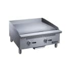 Dukers DCGMA24 24" Gas Griddle w/ Manual Controls - 1" Steel Plate, Convertible thumbnail 2