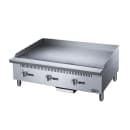 Dukers DCGMA36 36" Gas Griddle w/ Manual Controls - 1" Steel Plate, Convertible thumbnail 3