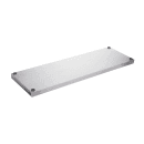 Dukers DCOS-1862 61 1/2" Table Mount Shelf - 2 Deck, Side-Mount, 18"W, Stainless thumbnail 2