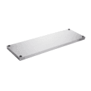 Dukers DCOS-1874 73 3/4" Table Mount Shelf - 2 Deck, Side-Mount, 18"W, Stainless thumbnail 2