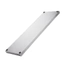 Dukers DCOS-1874 73 3/4" Table Mount Shelf - 2 Deck, Side-Mount, 18"W, Stainless thumbnail 3