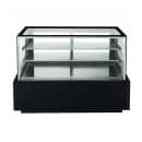Dukers DDM48R 48&quot; Full Service Bakery Case w/ Straight Glass - (3) Levels, 115v thumbnail 3