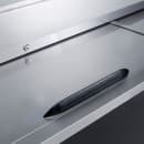 Dukers DHBC50 49 5/8" Forced Air Bottle Cooler - Holds (918) 12 oz Bottles, Lid Locks, Black, 115v thumbnail 5