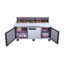 Dukers DSP72-18-S3 72 1/2" Sandwich/Salad Prep Table w/ Refrigerated Base, 115v thumbnail 3